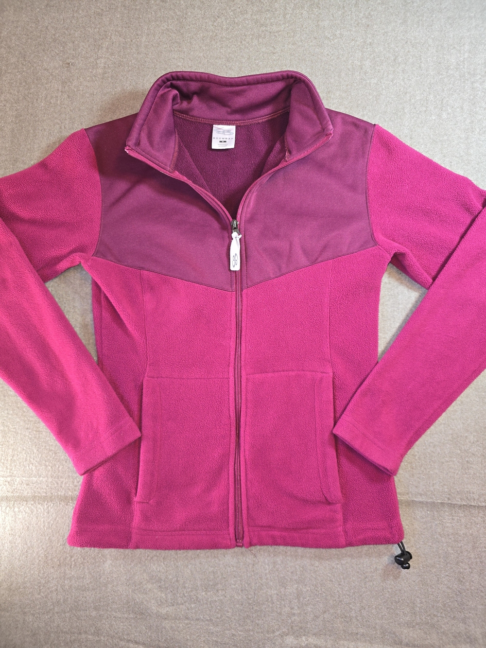 Boombah Fuschia Full-Zip Fleece Jacket  Womens Small - Picture 2 of 14